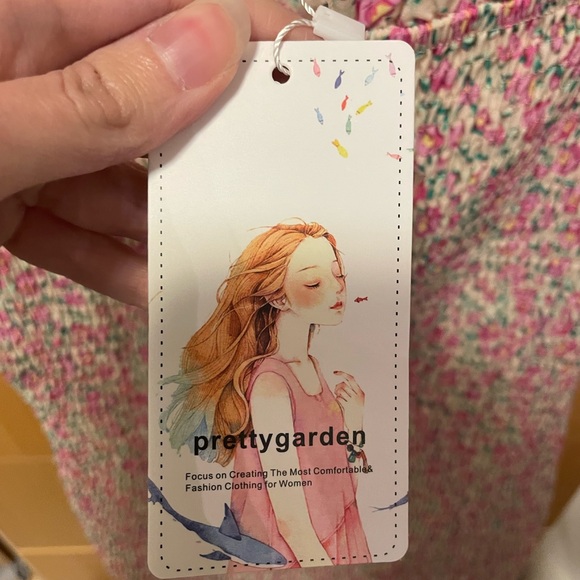 Pretty Garden Flower Dress NWT - Picture 4 of 5